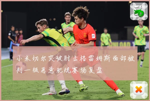 小米切尔突破肘击格雷姆斯面部被判一级恶意犯规赛场复盘